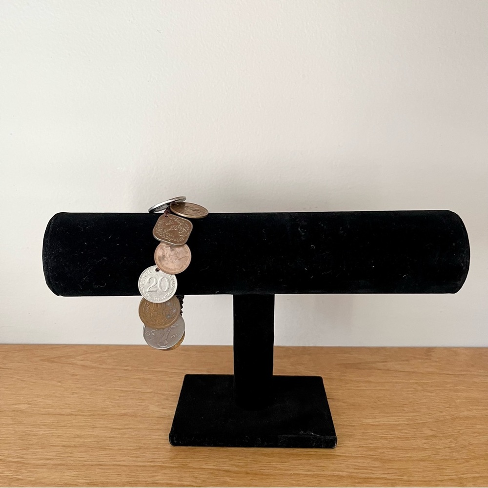 Coin Bangle Bracelet